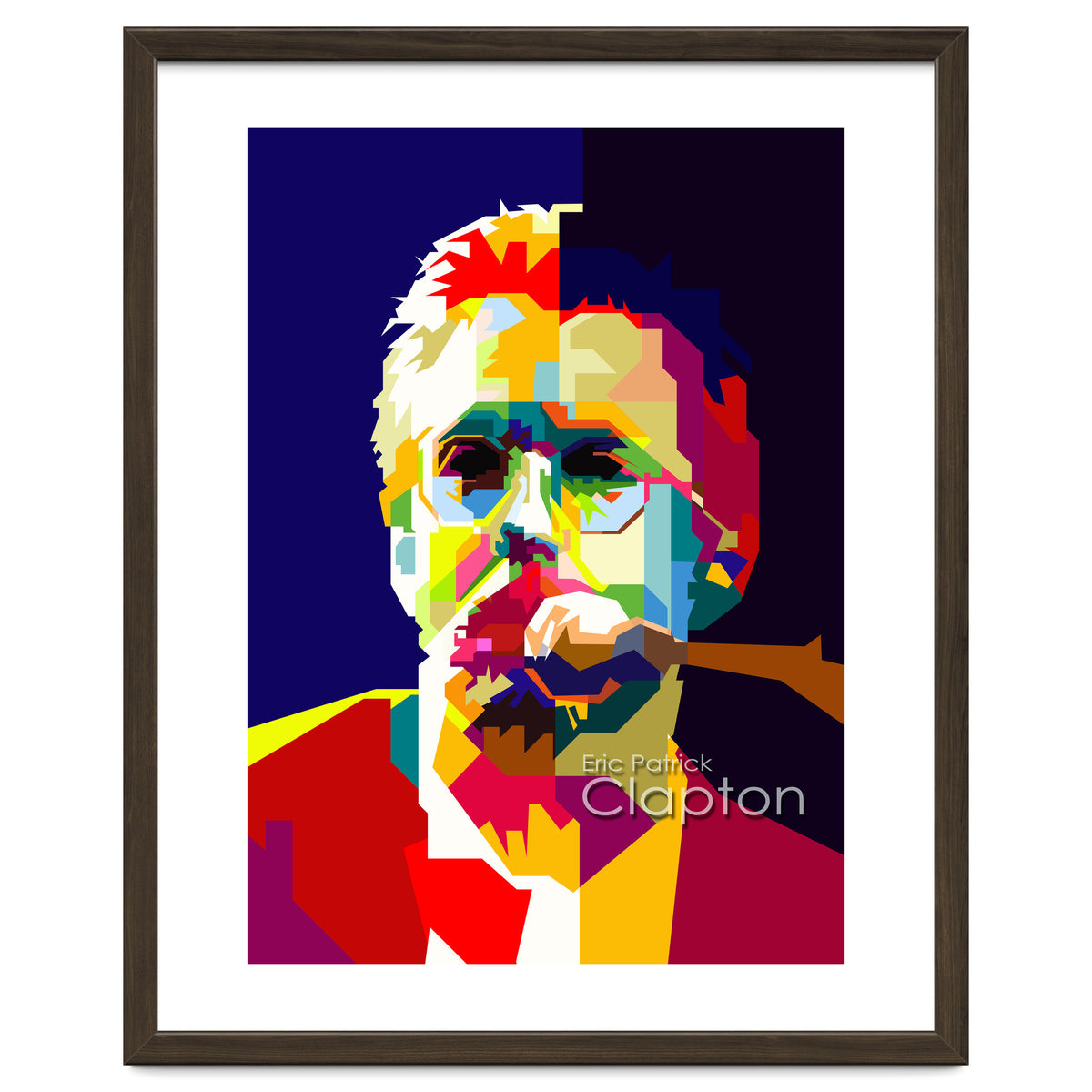 Eric Clapton English Blues Guitarist And Singer Pop Art WPAP