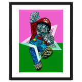 Mario Bross Typo Style Cartoon Pop Art thumbnail