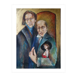 Father&son Oil.61x45.cm. (Print Only) thumbnail
