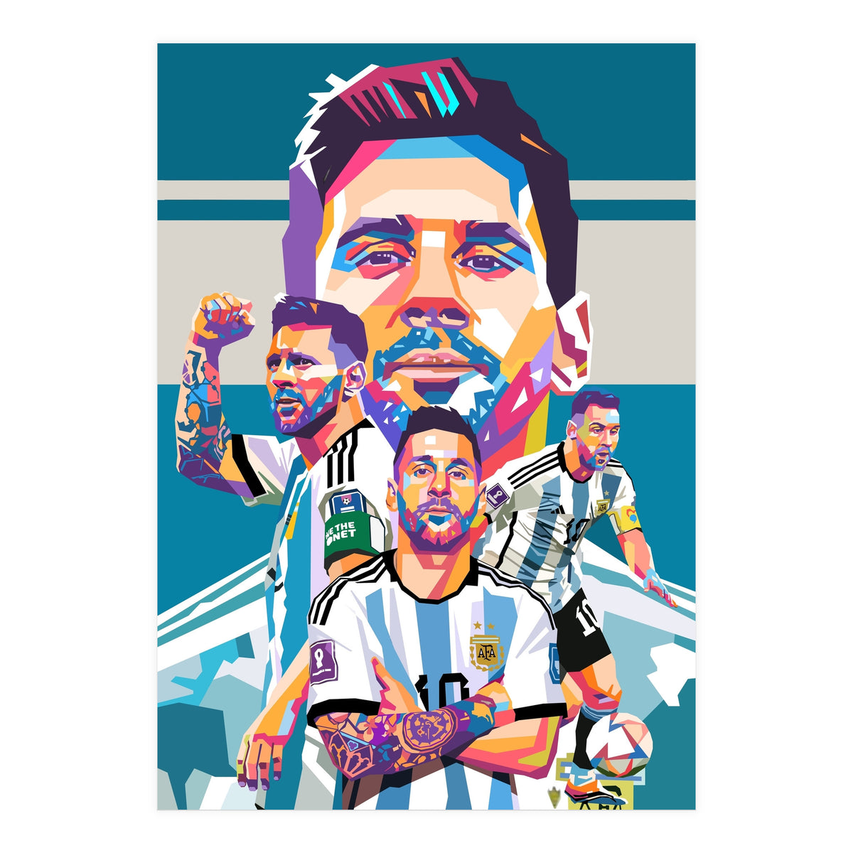 Lionel Messi art (Print Only)