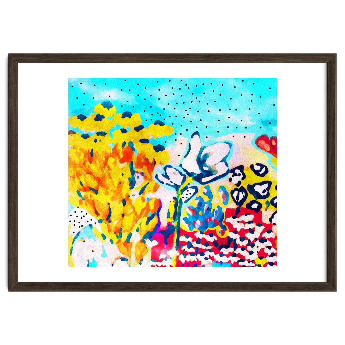 Floral Graffiti #society6 #decor #buyart