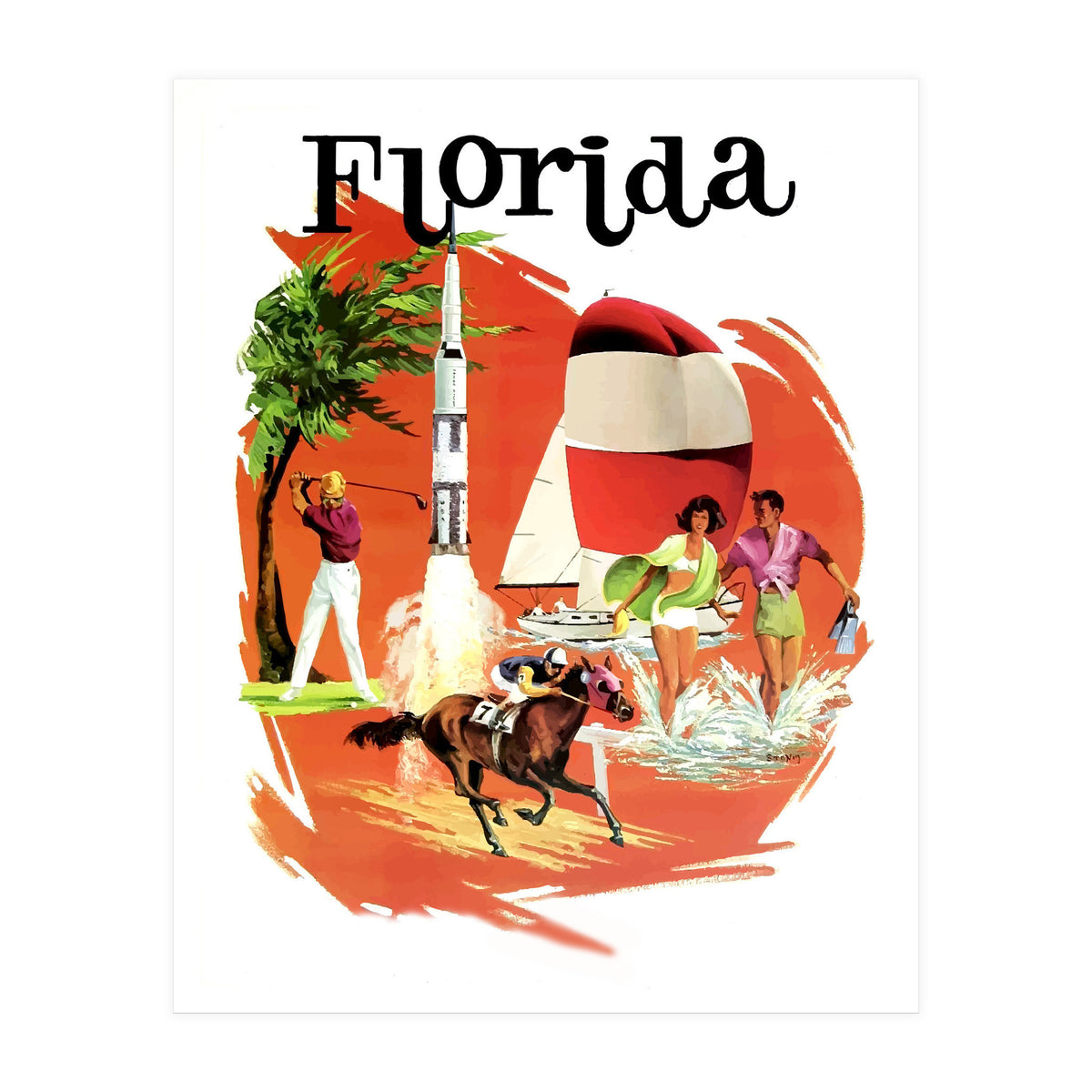 Florida, Tourist Attractions (Print Only)