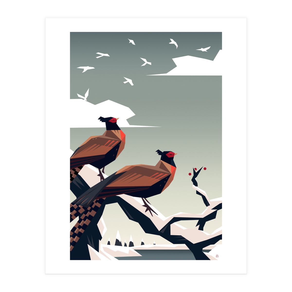 Call of the pheasants (Print Only)