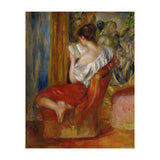 La liseuse-reading woman, around 1900. Oil on canvas, 56 x 46 cm. (Print Only) thumbnail