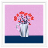 Poppies – pink and blue thumbnail