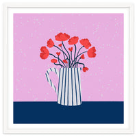 Poppies – pink and blue