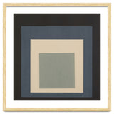 JOSEF ALBERS - HOMAGE TO THE SQUARE BEIGE GREY BLACK HIGH RESOLUTION thumbnail