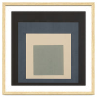 JOSEF ALBERS - HOMAGE TO THE SQUARE BEIGE GREY BLACK HIGH RESOLUTION