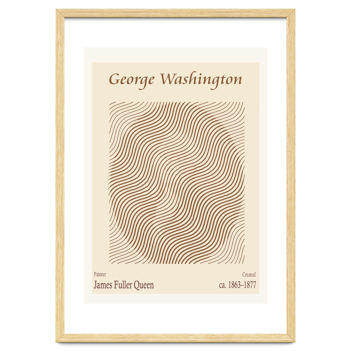 George Washington (1863 1877) – James Fuller Queen (american, 1820 1886)
