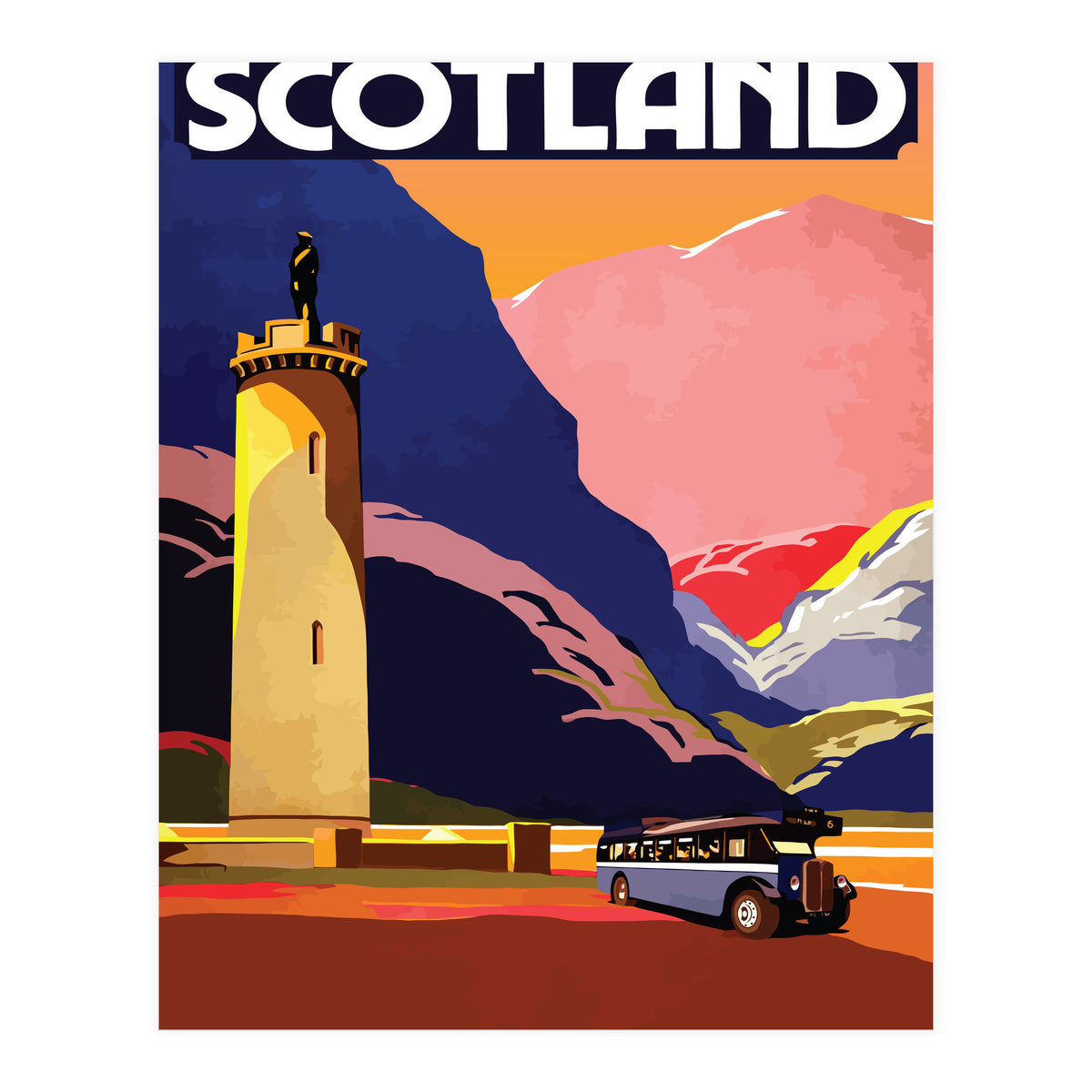 Scotland, Bus Tour (Print Only)