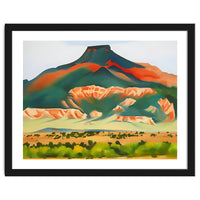 Georgia O’Keeffe – My Front Yard, Summer (1941) | Vibrant Southwestern Landscape in Modernist Style