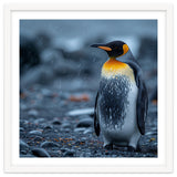 King Penguin Standing In The Rain thumbnail