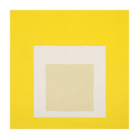 JOSEF ALBERS - HOMAGE TO THE SQUARE YELLOW WHITE (Print Only)