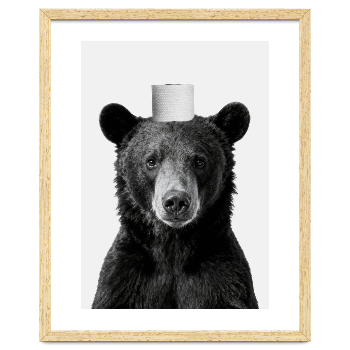 Bear, Toilet Paper Crown, Nursery Animal Art for Children