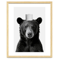 Bear, Toilet Paper Crown, Nursery Animal Art for Children