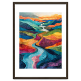 Colorful Abstract River Valley Landscape Art thumbnail