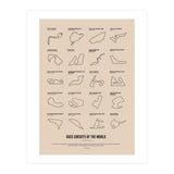 Grand Prix Formula One Circuits Racing Car (Print Only) thumbnail