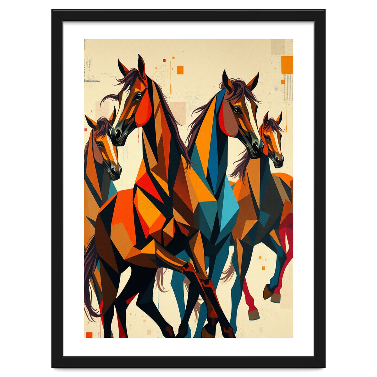 Abstract Horse Modern
