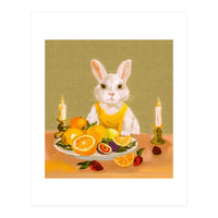 Bunny's Candlelight Fruit Dinner  (Print Only)