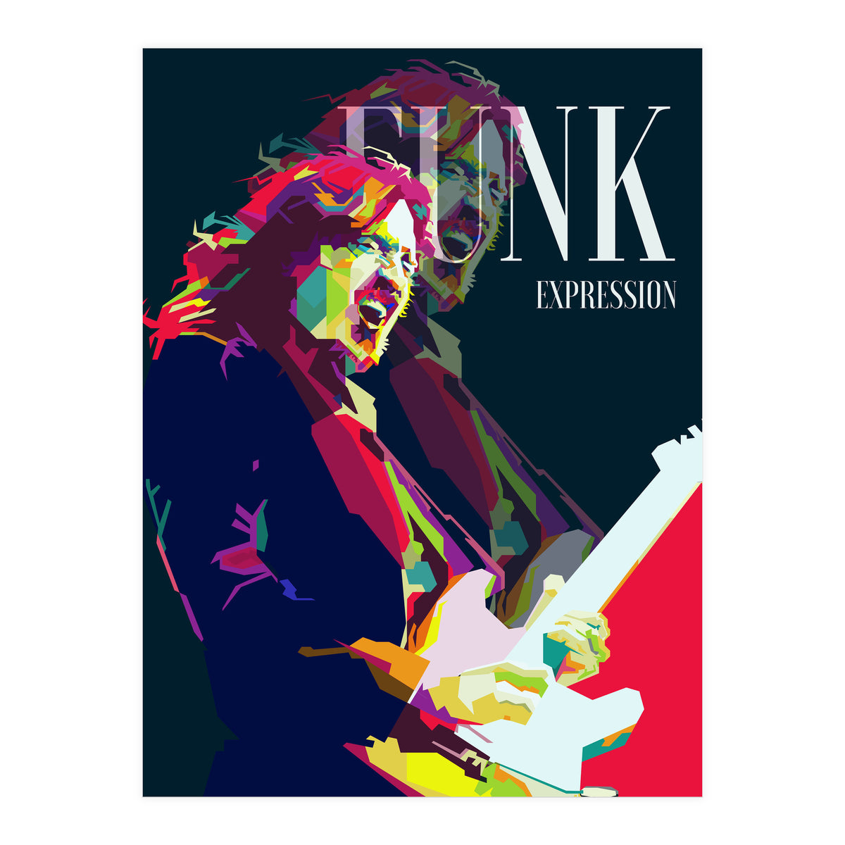 John Frusciante Funk Metal Guitarist WPAP (Print Only)