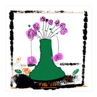 green vase (Print Only)