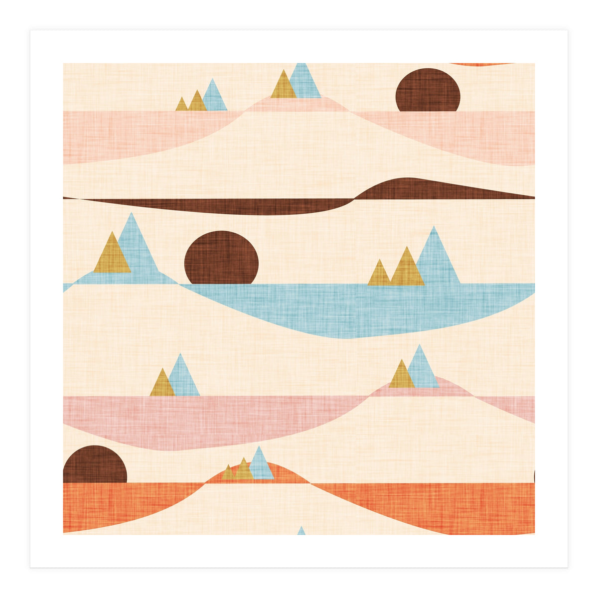 Apricity Landscape Beige (Print Only)
