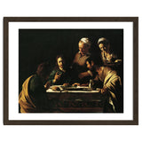 Caravaggio / 'Supper at Emmaus', 1606, Oil on canvas, 141 x 175 cm. JESUS. CRISTO RESUCITADO. thumbnail