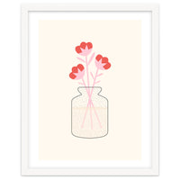 Flower Vases - Red Flowers