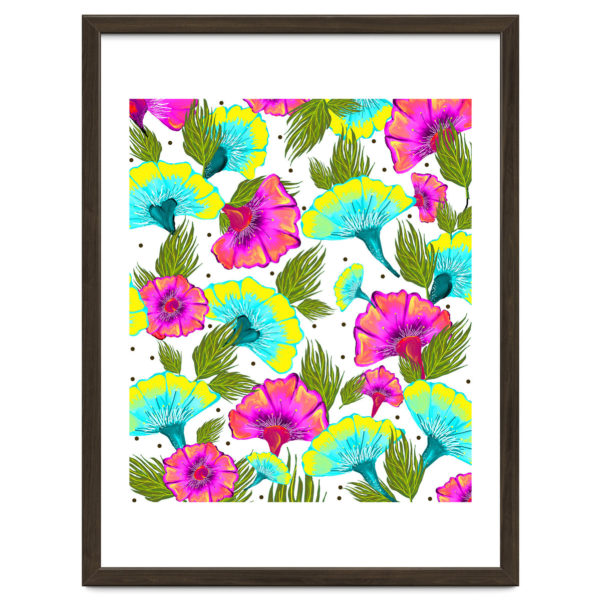 Ecstatic Floral #society6 #decor #buyart