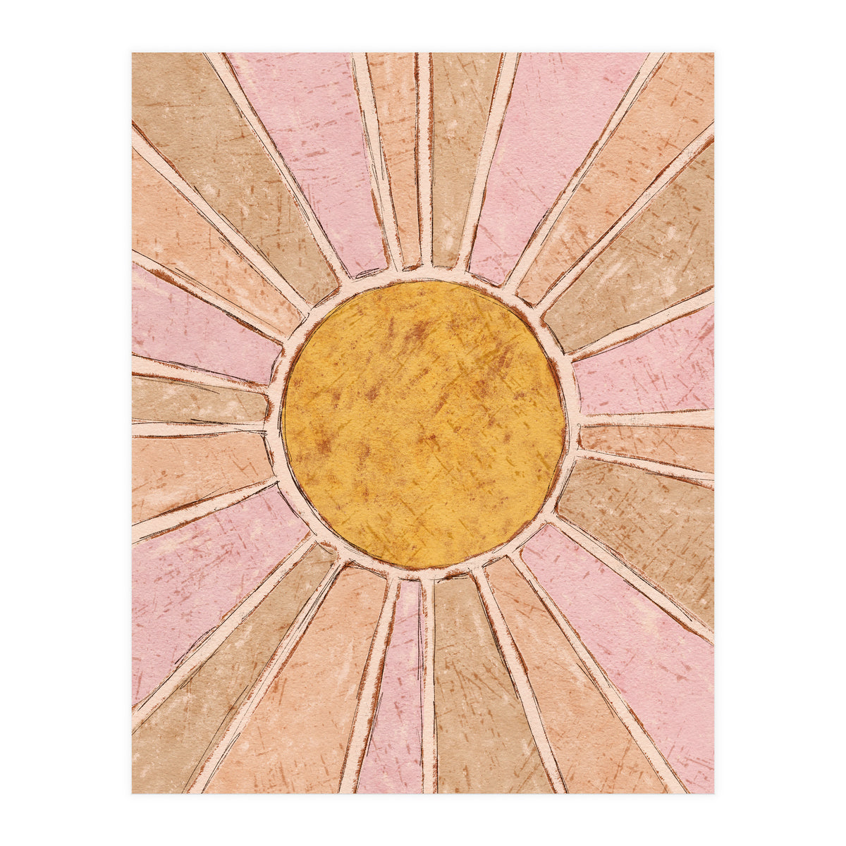Seventies Retro Sunshine (Print Only)