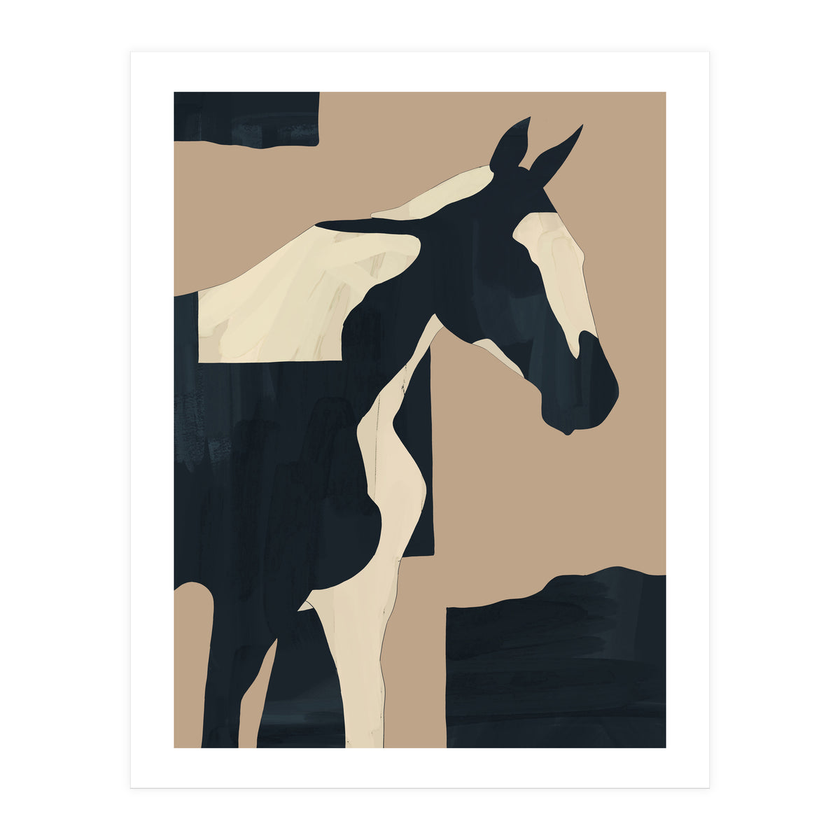 Abstract Minimal Horse 7 (Print Only)