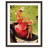 Pinup Girl On A Chariot Fast Ride thumbnail