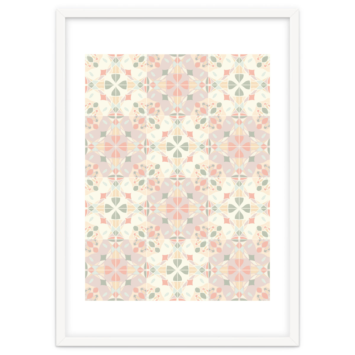 Stained Glass Pastels Tiles