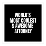 World's most coolest and awesome attorney (Print Only) thumbnail