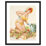Beautiful Chubby Girl In The Garden thumbnail