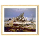 'The Sea of Ice', c. 1823-1824,  Oil on canvas, 96.7 x 126.9 cm. thumbnail