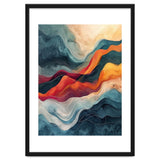 Abstract Flowing Mountain Landscape thumbnail