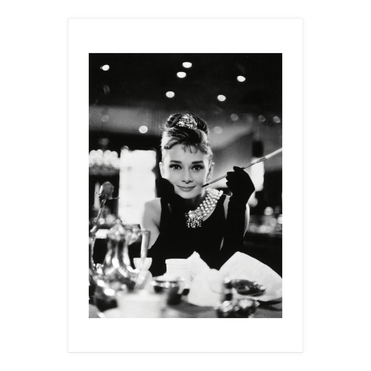 AUDREY HEPBURN in BREAKFAST AT TIFFANY'S (1961), directed by BLAKE EDWARDS. (Print Only)