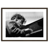 Pianist Glenn Gould with the Berlin  Philharmonic Orchestra under Herbert von Karajan. Berlin,1957. thumbnail