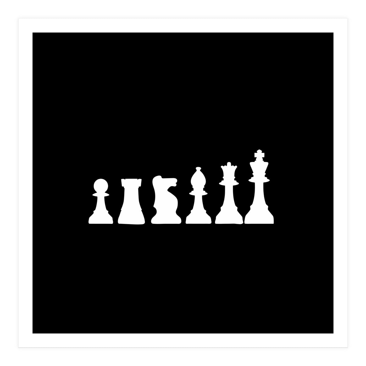 Chess  game Pieces (Print Only)
