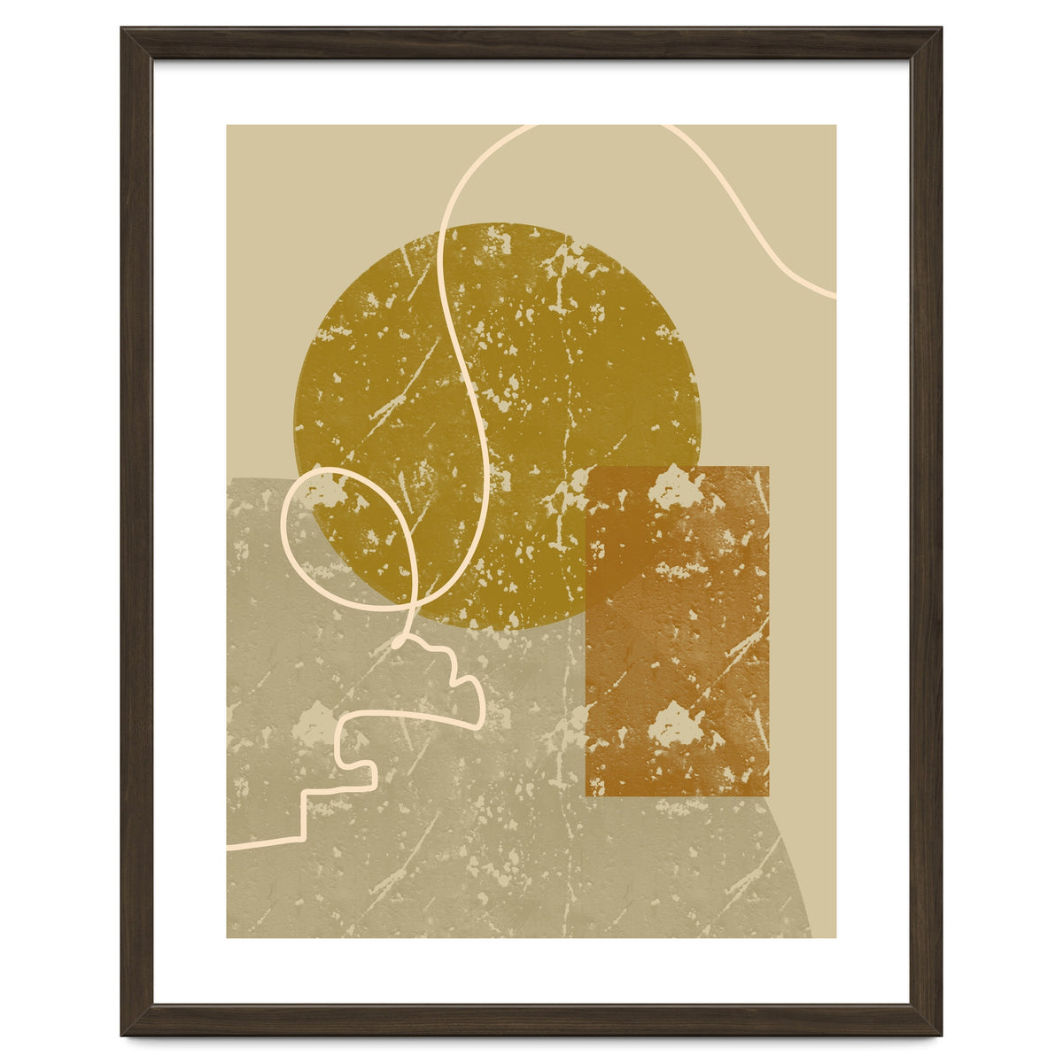 Geometric Composition with an Organic Touch