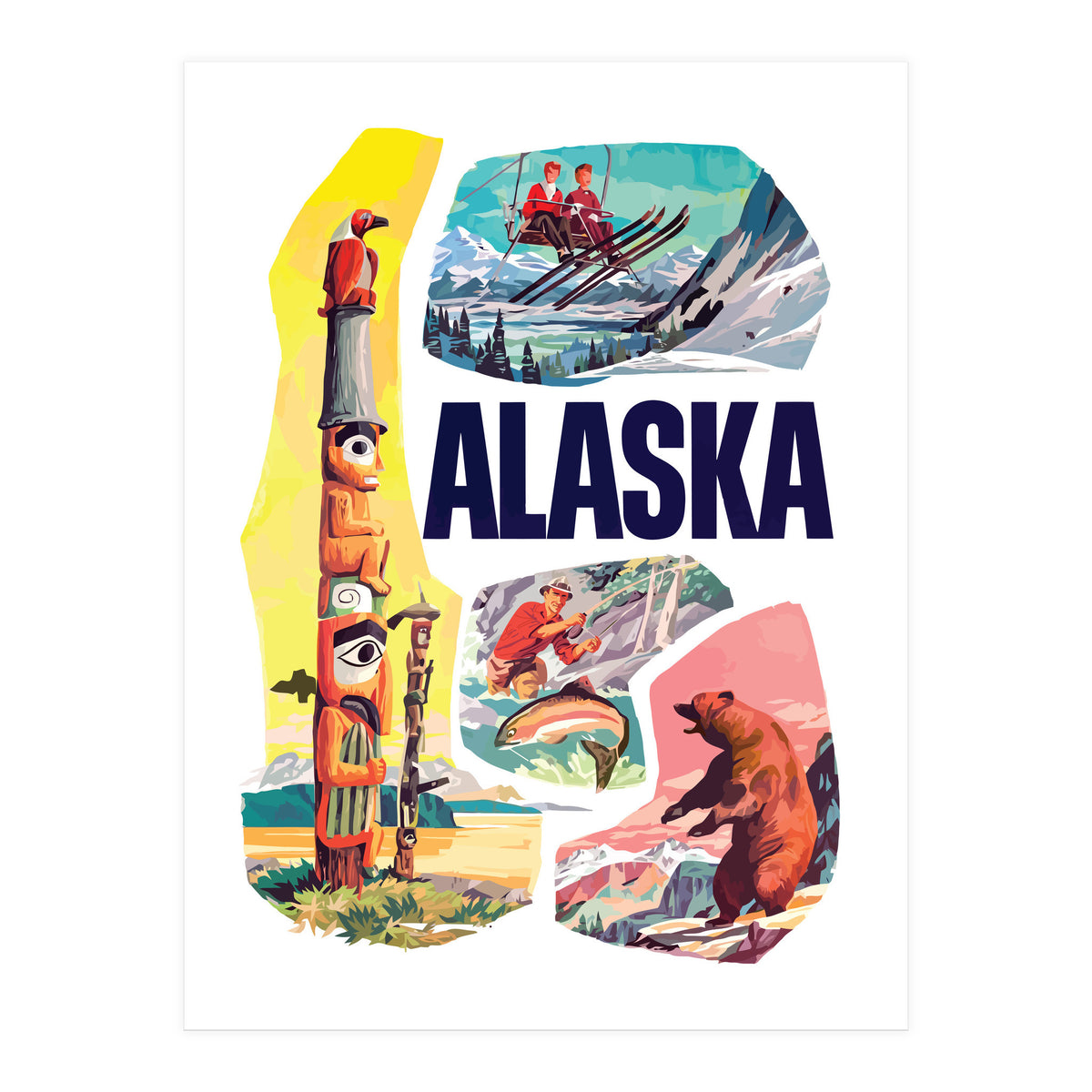 Alaska, Tourist Attractions (Print Only)