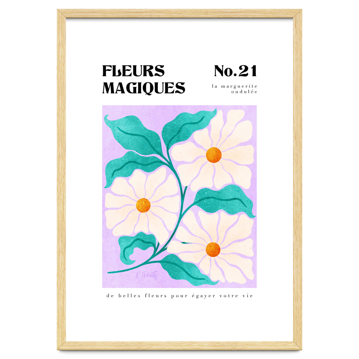 Magical Flowers No.21 Wavy Daisy