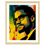 Malcolm X Colorful Abstract Art thumbnail
