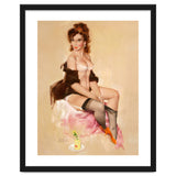 Sexy Pinup Brunette Modelling thumbnail