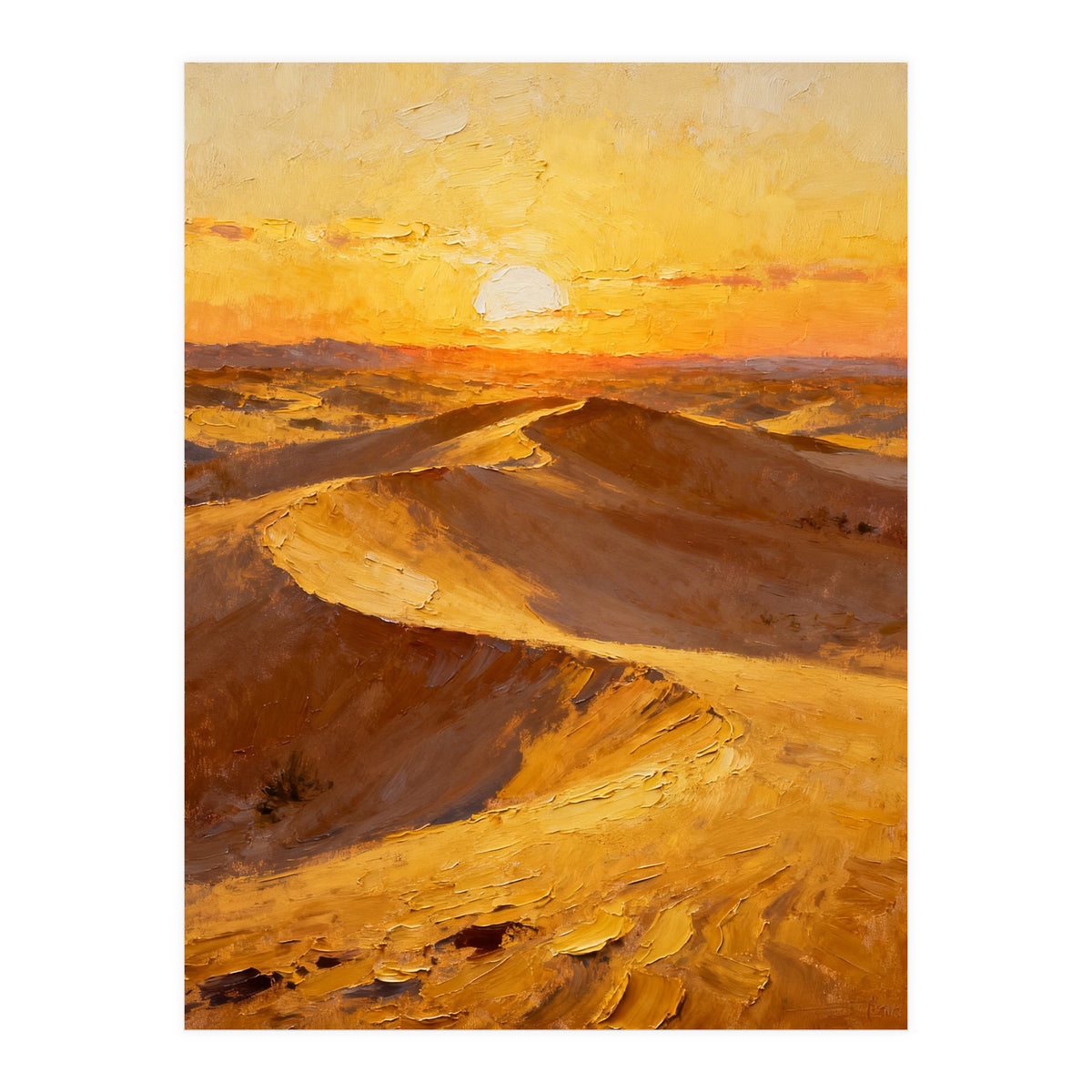 Golden Solitude (Print Only)