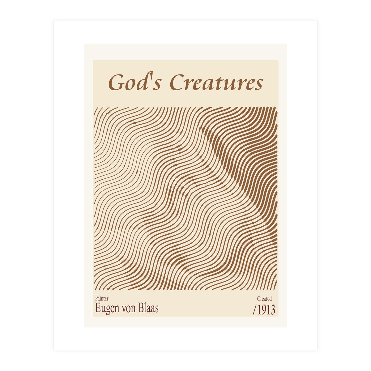 God's Creatures – Eugene De Blaas 1913 (Print Only)