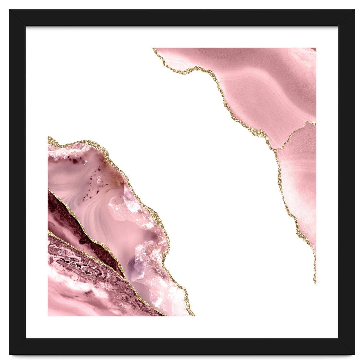 Blush & Gold Agate Texture 06