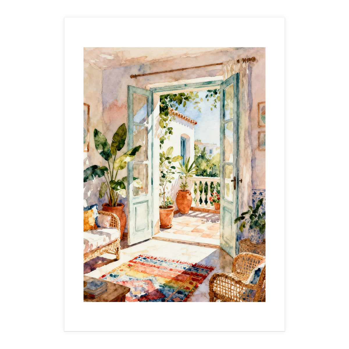 Matisse Inspired Living Room (Print Only)