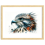 Vibrant Eagle Close Up Portrait thumbnail